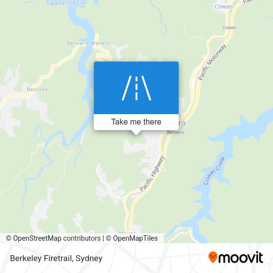 Berkeley Firetrail map