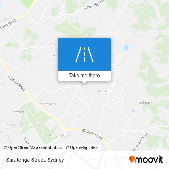 Saratonga Street map