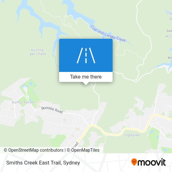 Smiths Creek East Trail map
