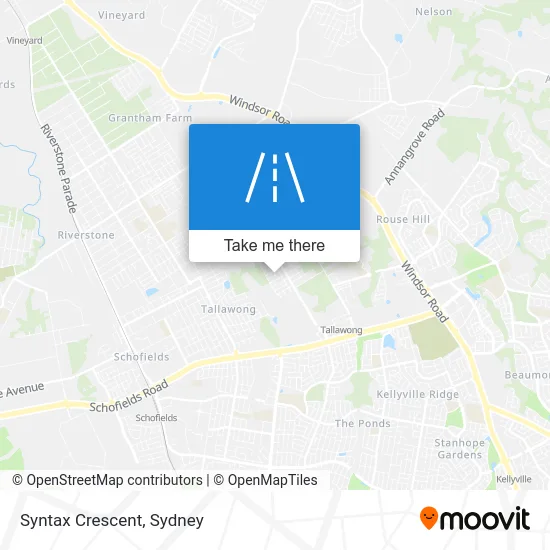 Mapa Syntax Crescent