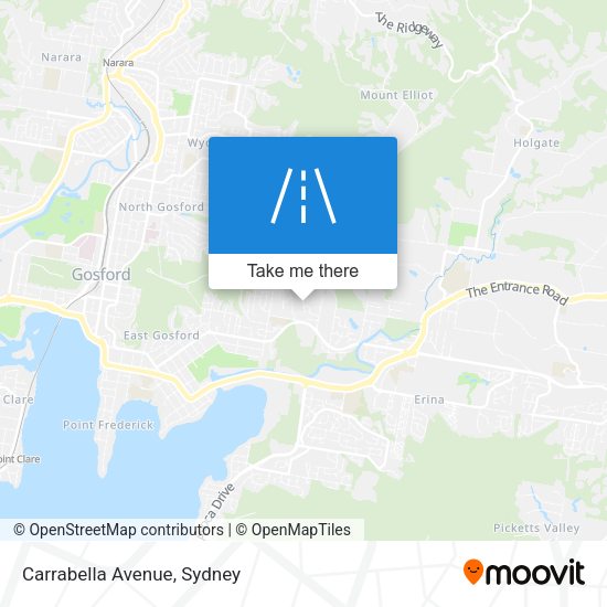 Carrabella Avenue map