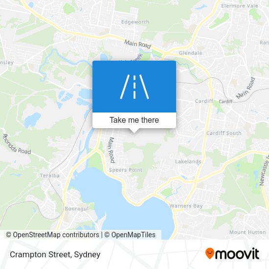 Crampton Street map