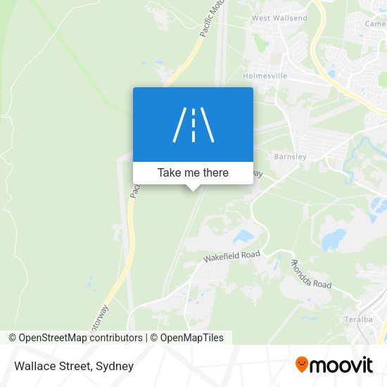 Wallace Street map