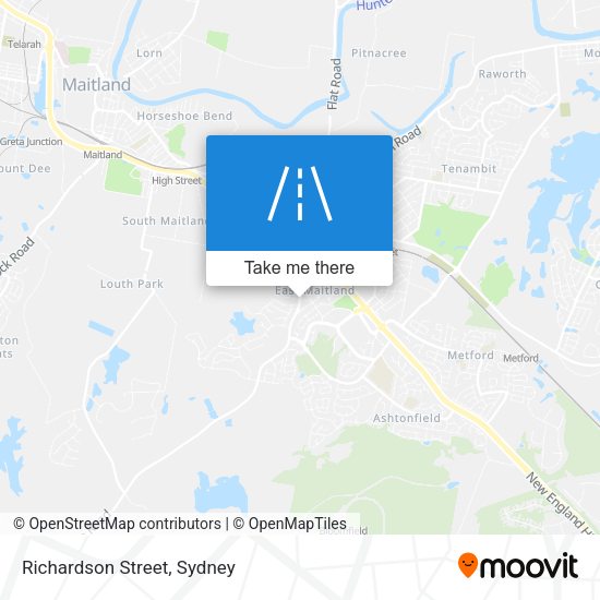 Richardson Street map