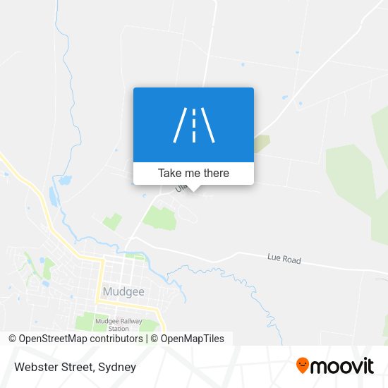 Webster Street map