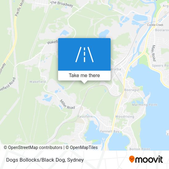 Dogs Bollocks/Black Dog map