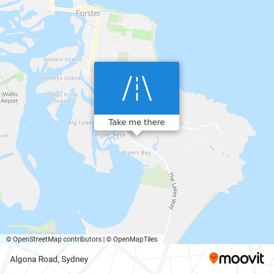 Mapa Algona Road