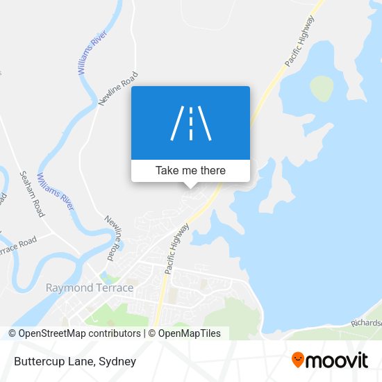Buttercup Lane map