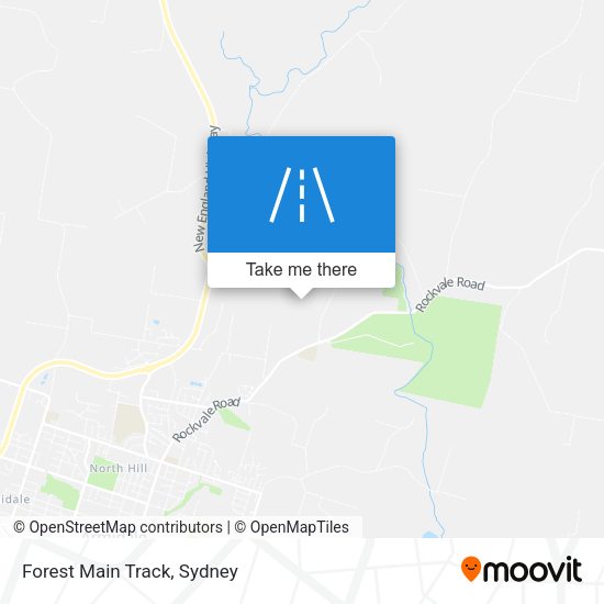 Forest Main Track map
