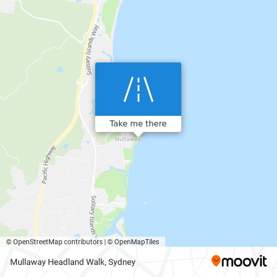 Mullaway Headland Walk map
