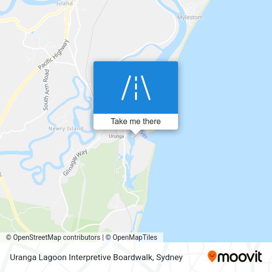 Uranga Lagoon Interpretive Boardwalk map