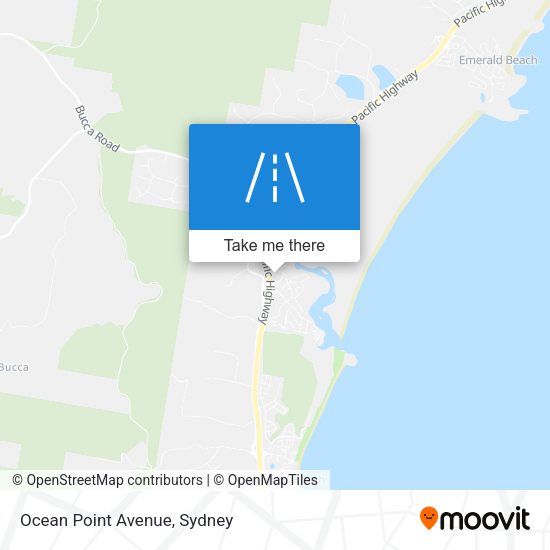 Ocean Point Avenue map