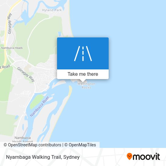 Nyambaga Walking Trail map