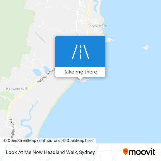 Look At Me Now Headland Walk map