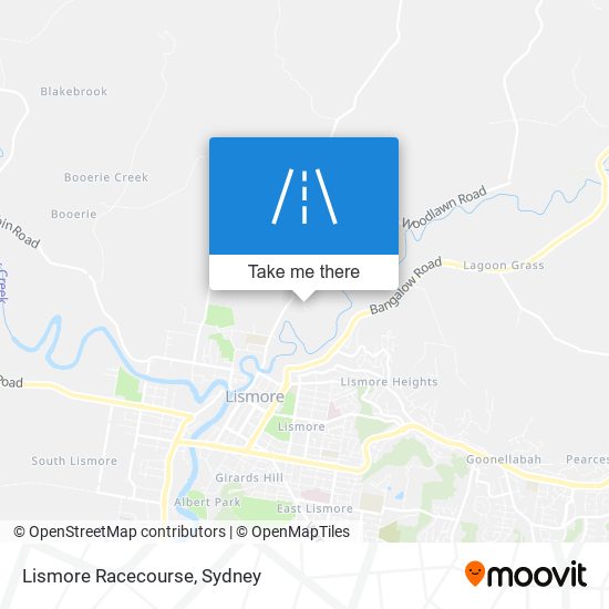 Lismore Racecourse map