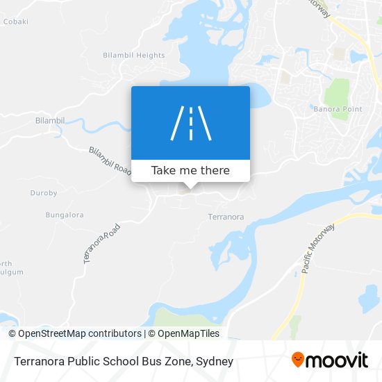 Terranora Public School Bus Zone map