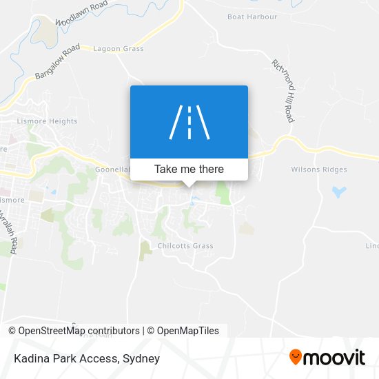 Kadina Park Access map