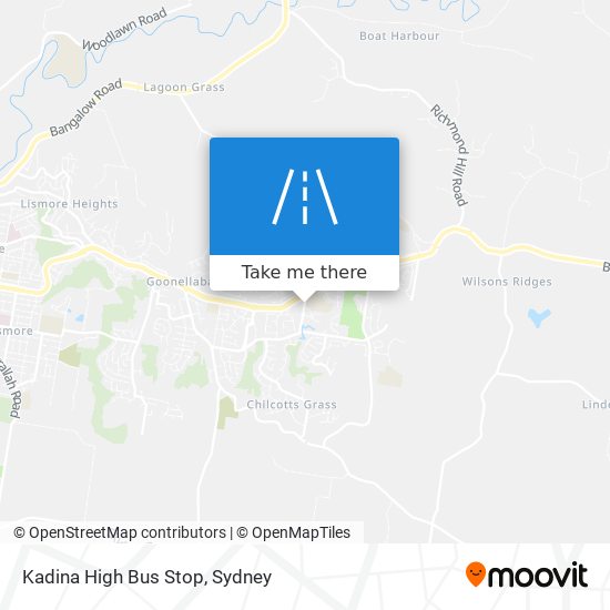 Kadina High Bus Stop map