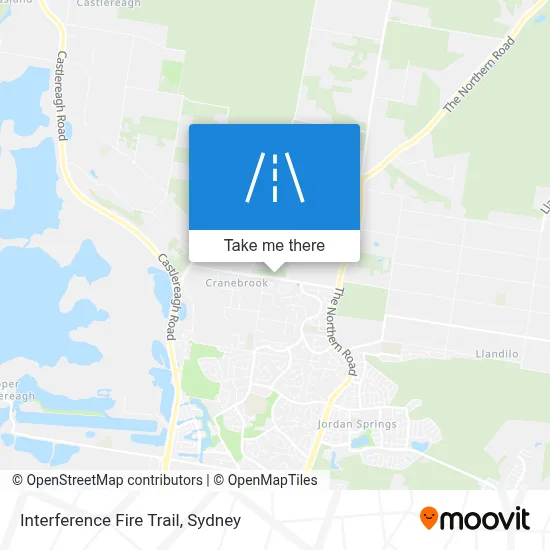 Mapa Interference Fire Trail