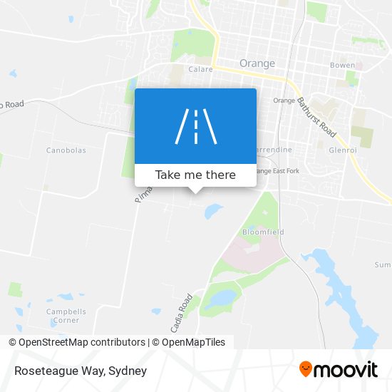 Roseteague Way map