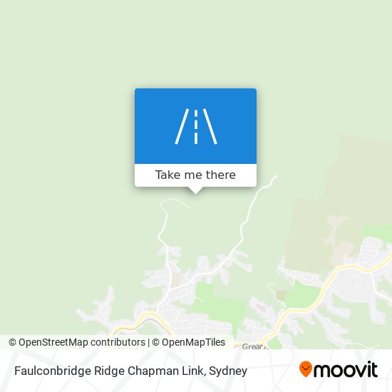 Faulconbridge Ridge Chapman Link map