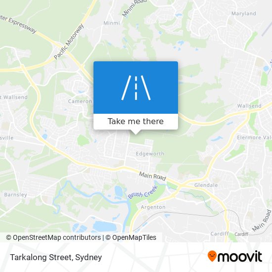 Tarkalong Street map