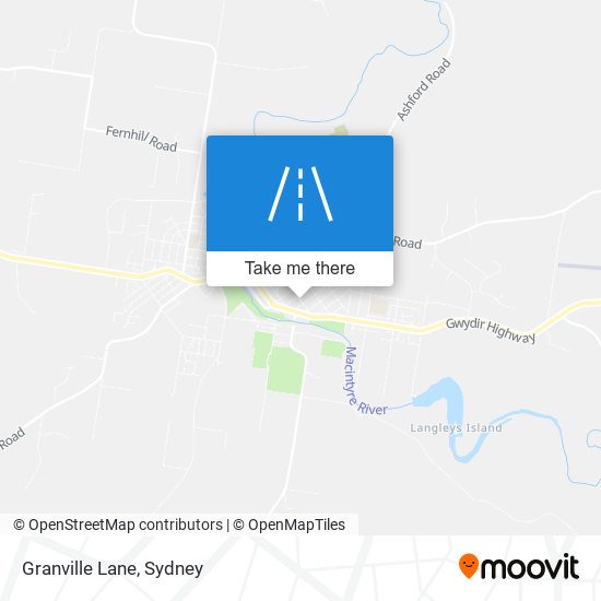 Granville Lane map