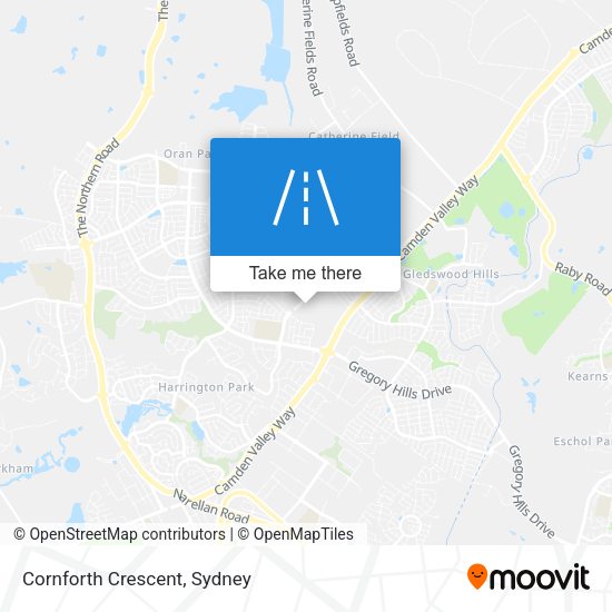 Cornforth Crescent map