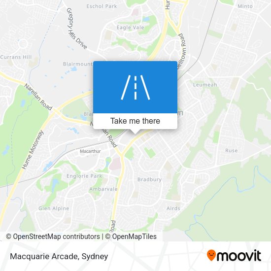 Macquarie Arcade map
