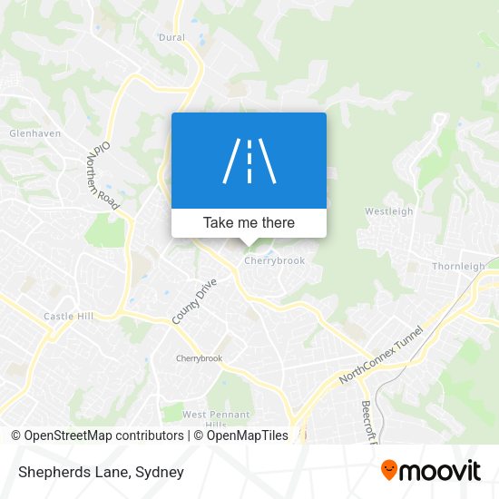 Shepherds Lane map