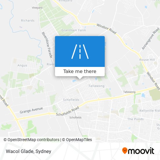 Mapa Wacol Glade