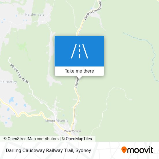 Darling Causeway Railway Trail map