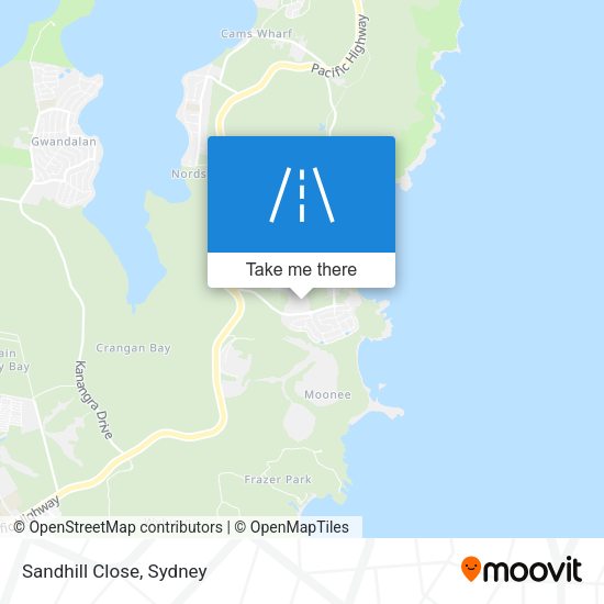 Sandhill Close map