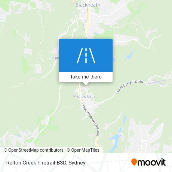 Relton Creek Firetrail-B3D map