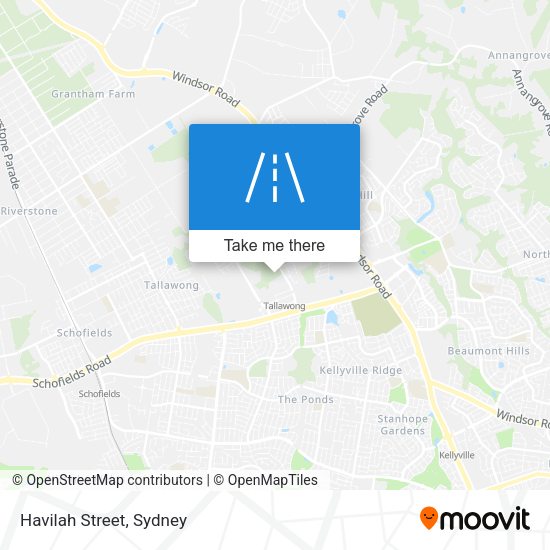 Havilah Street map