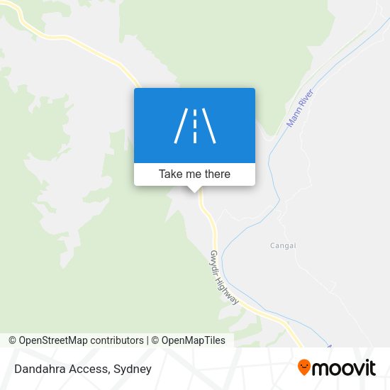 Dandahra Access map