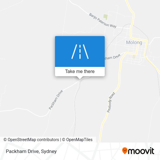 Packham Drive map