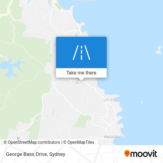 George Bass Drive map