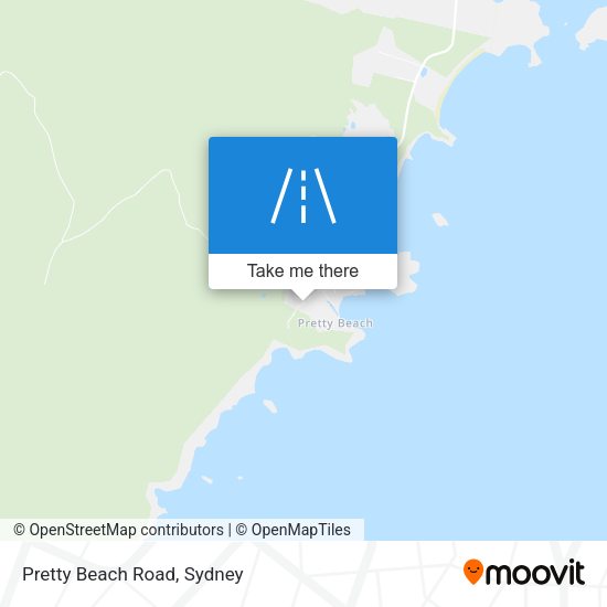 Pretty Beach Road map