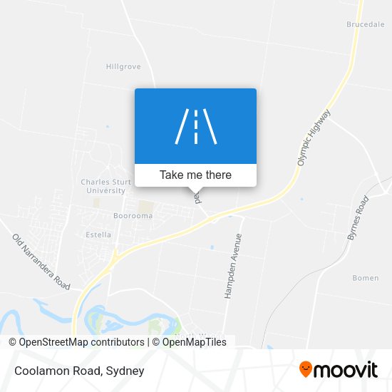 Coolamon Road map