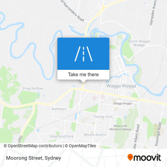 Mapa Moorong Street