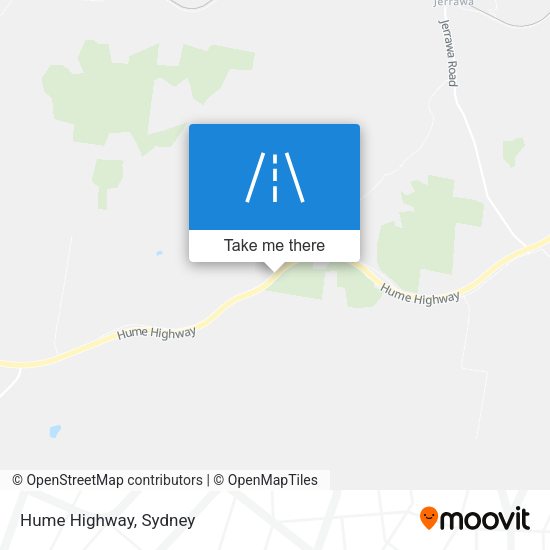 Hume Highway map