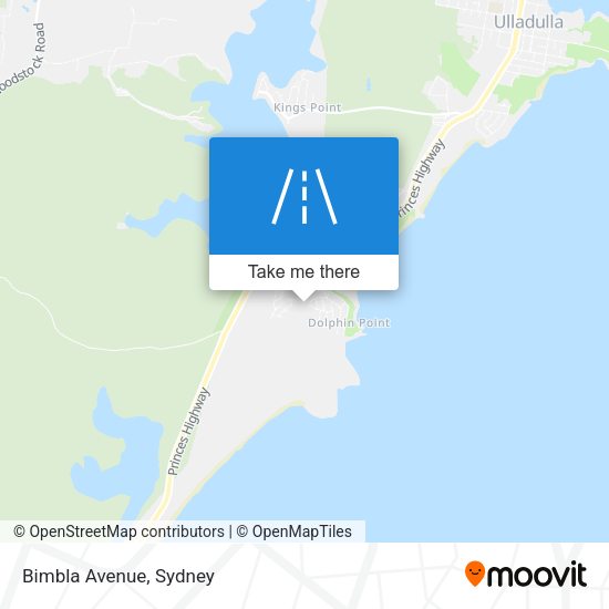 Bimbla Avenue map