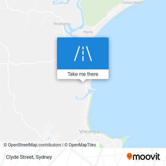 Clyde Street map