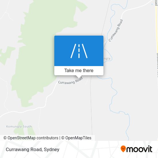 Currawang Road map