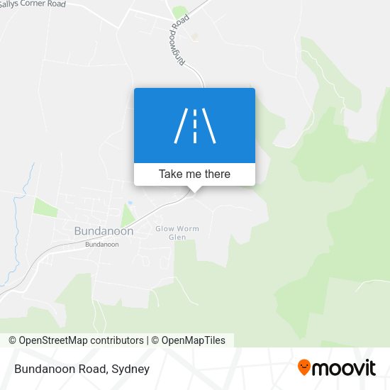 Bundanoon Road map