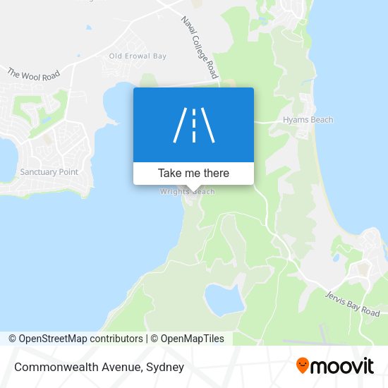 Commonwealth Avenue map