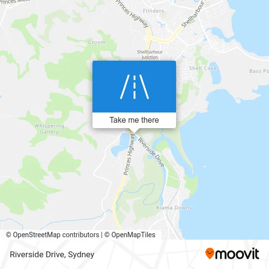 Mapa Riverside Drive