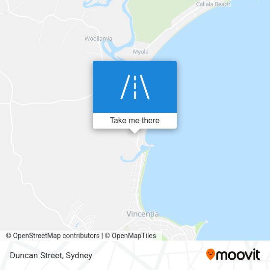 Duncan Street map