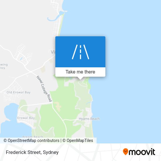 Frederick Street map
